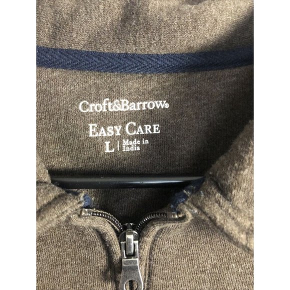 Croft & Barrow Brown Men’s Sweater Size Large - Picture 2 of 3